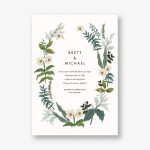 Meadow Garland Wedding Invitation