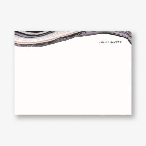 Marbleized Stationery