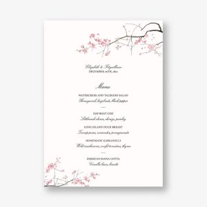 Japanese Cherry Menu