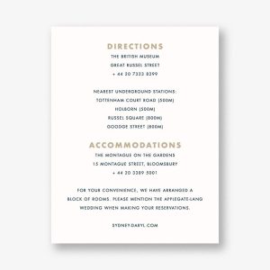 Nautical II Information Card