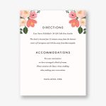 Pastel Petals Information Card