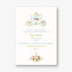 Petits Fours Secs Bridal Shower Invitation