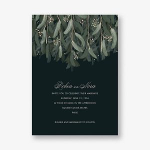 Verdure Wedding Invitation