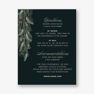 Verdure Information Card