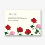 Rose Thank You Card