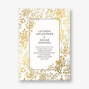 Richmond Park Foil Wedding Invitation