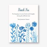 Wildflower Custom Sympathy Card