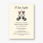 Mr. & Mrs. Fox Anniversary Party Invitation