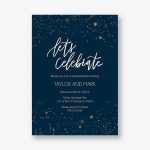 Let's Celebrate Constellation Rehearsal Dinner Invitation