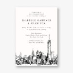 New York Rehearsal Dinner Invitation