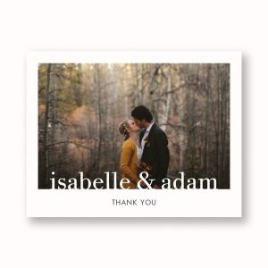 Knockout Names Thank You Note