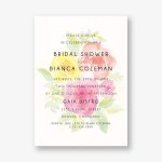 Peony Bridal Shower Invitation
