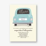 Just Married Car Wedding Brunch Invitation