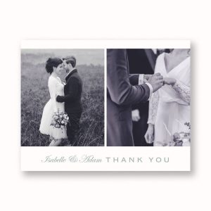 Duet Horizonal Thank You Notes