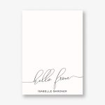 Signature Hello From Stationery