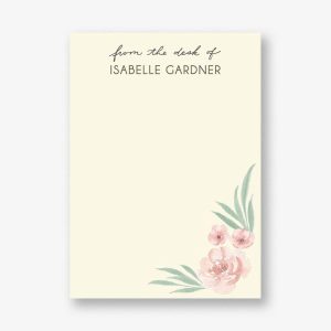Delicate Flowers Stationery
