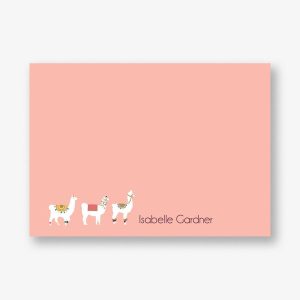 Mini Llamas Stationery