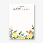 Lemon Leaves Stationery