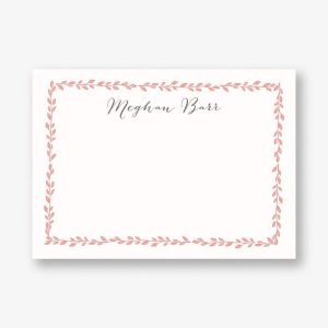 Laurel Border Stationery