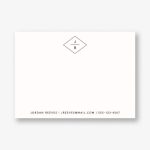 Modern Diamond Stationery