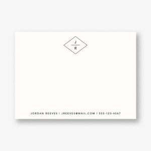 Modern Diamond Stationery