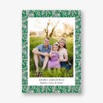 Berry Pine Vertical Photo Card