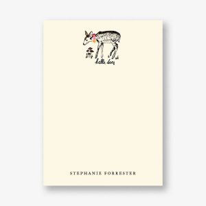 Hello Deer Stationery