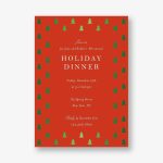 Border Trees Party Invitation