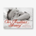Christmas Blessing Photo Card
