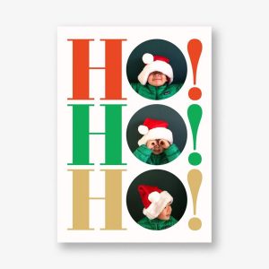 Ho Ho Ho Photo Card