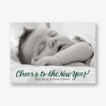 Cheers New Year Photo Card Bottom