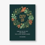 Eucylyptus Wreath Holiday Photo Card