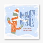 Chilly Cactus Holiday Photo Card