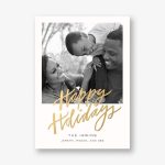 Happy Golden Days Holiday Photo Card