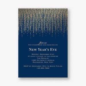 Chandelier Holiday Party Invitation