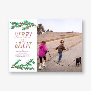 Grinning and Glowing Photo Card