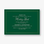 Duo Border Holiday Party Invitation