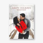 Duo Border Holiday Photo Card Vertical