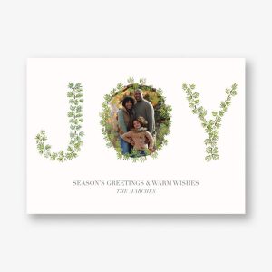 Joyous Trimmings Photo Card