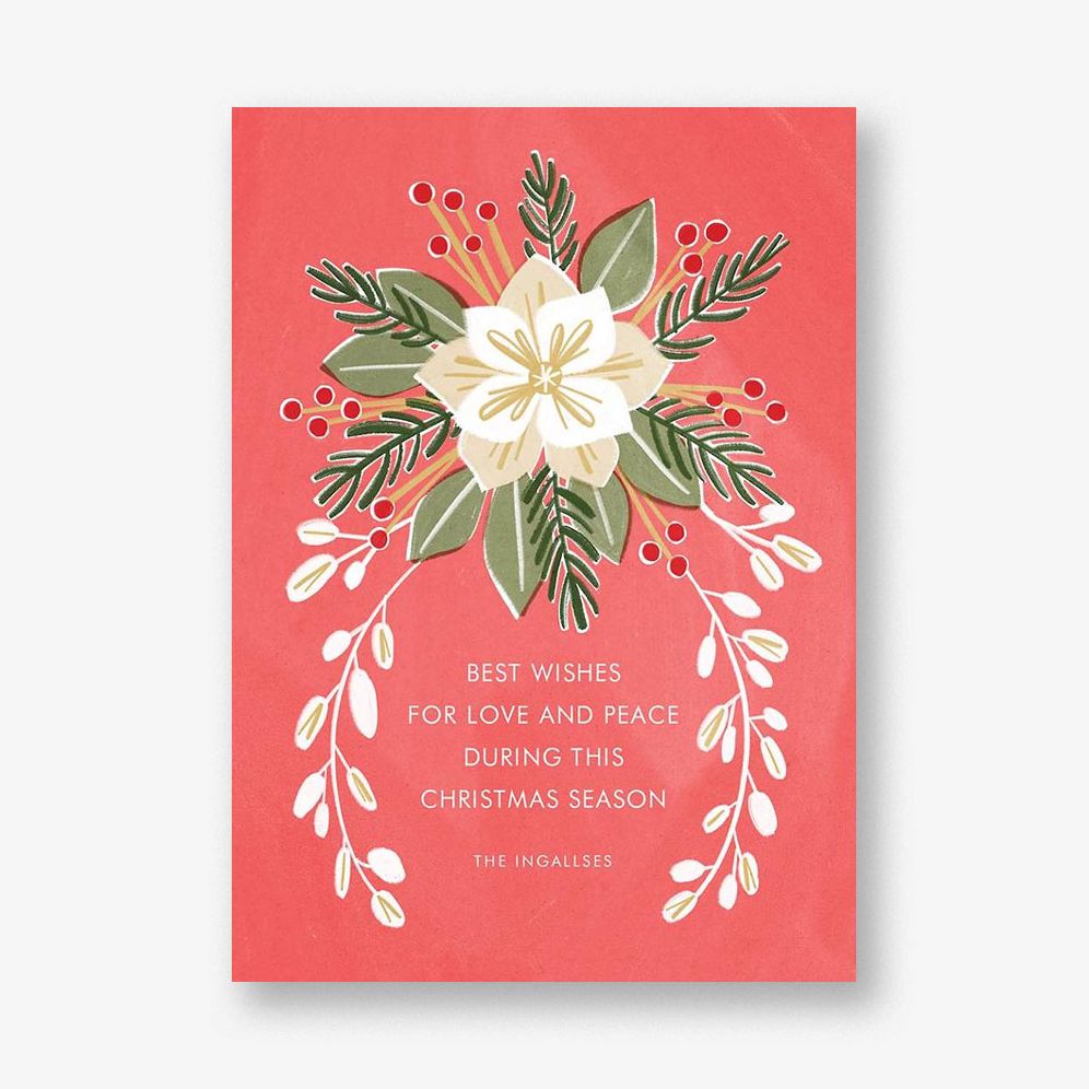 Magnolia Garden Holiday Card