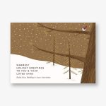 Holiday Songbird Photo Card