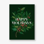 Holly Branch Card