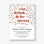 Holiday Flurry Party Invitation