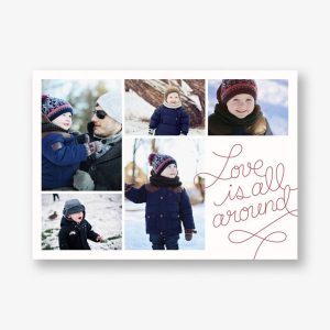 Love is All Around Photo Card