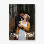 Merry and Married Photo Card