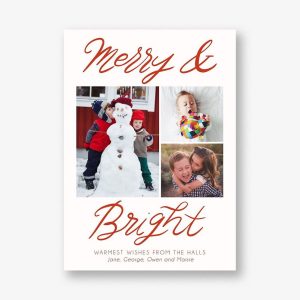 Merry & Bright Photo Card