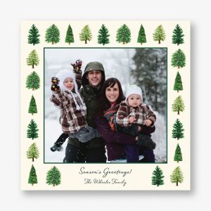Tree Farm Square Photo Card