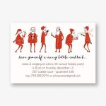 Mini Santas Holiday Party Invitation
