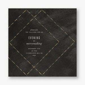 Posh Holiday Party Invitation