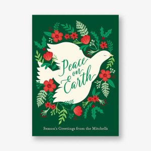Peace Dove Holiday Card